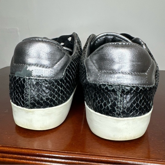 Zadig&Voltaire Women’s Python Leather Low sneakers - Size 5, black - Picture 6 of 10